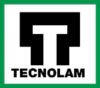 Logo tecnolam controno verde T grande e scritta Tecnolam piccola
